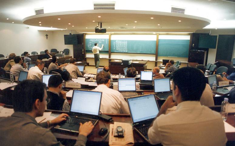 IESE classroom in Barcelona